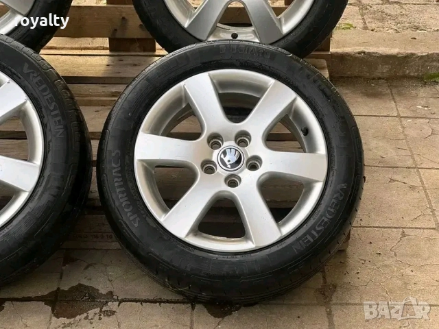 5х100 15 Цола Лети Джанти Skoda Fabia 5x100 Шкода Фабиа, снимка 4 - Аксесоари и консумативи - 52876943