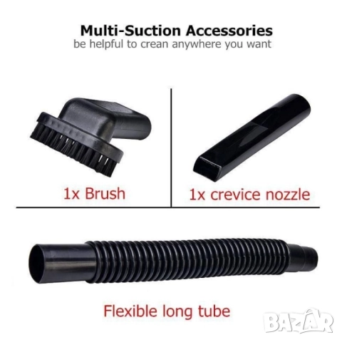 .Мощна преносима автомобилна прахосмукачка за кола, снимка 4 - Декорация - 52594298