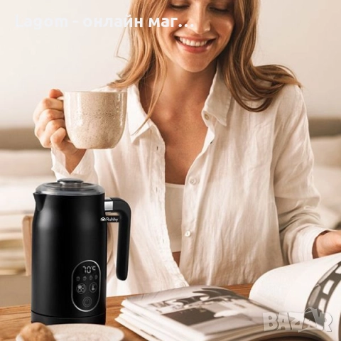 Пенообразувател за мляко Ruhhy, Машина за разпенване на мляко, Мощност 500 W - бърза работа, снимка 6 - Кафемашини - 52549039