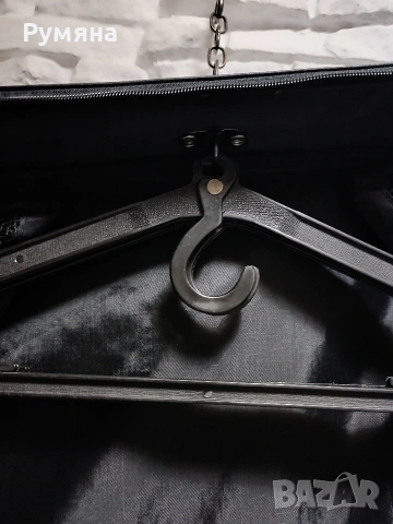 Кожен,голям калъф за дрехи., снимка 6 - Куфари - 53774180