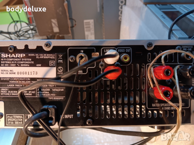 SHARP XL-HF200P аудио система с флашка, снимка 4 - Аудиосистеми - 52935336