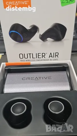 Блутут слушалки-тапи Creative Outlier Gold, с докинг кутийка