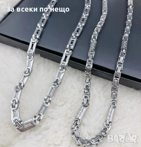 Мъжки Масивен Ланец От Медицинска Стомана Код SV-9, снимка 2 - Колиета, медальони, синджири - 52499319