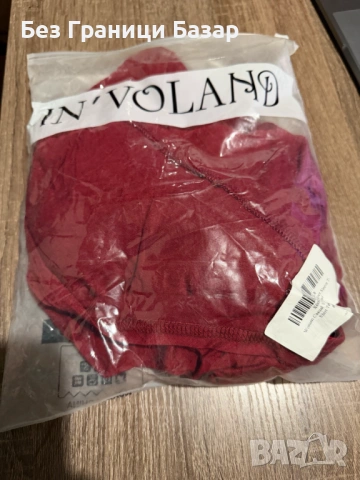 Нова Дамска туника бордо, къс ръкав, еластична кройка универсален размер