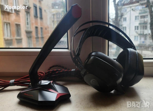 Genesis Radon 720 слушалки + Genesis Radium 200 микрофон, отличен комплект