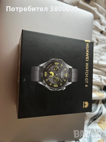 Huawei Watch GT 4 (46mm) Black – Като нов, с кутия, снимка 2 - Смарт гривни - 55824547