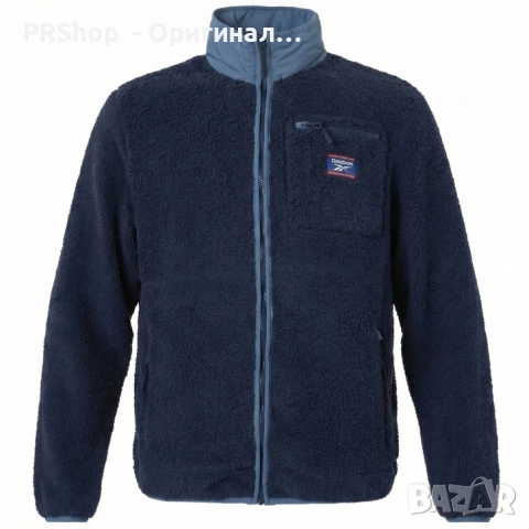 Мъжко поларено яке Reebok, синьо