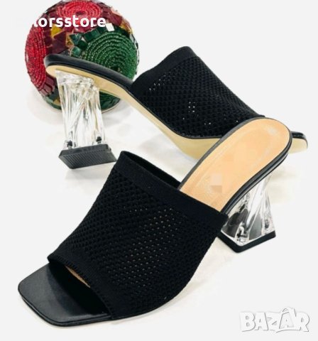 Чехли на ток - черни - T203-2