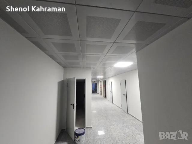 Метални Окачени(Растерни) Тавани-Клип-Ин система, снимка 5 - Строителни материали - 50255781