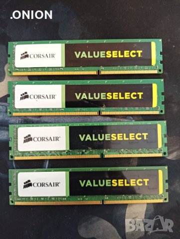 Corsair Value Select 16GB DDR3 1333MHz, снимка 1 - RAM памет - 42144289
