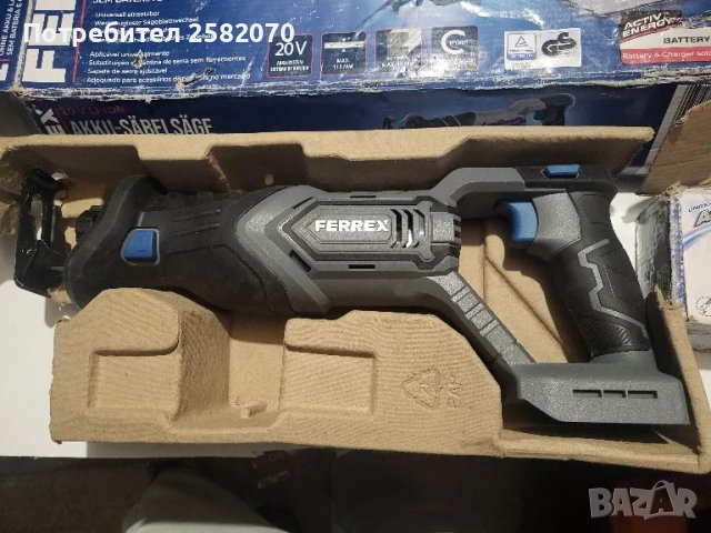 немски акумулаторен Саблен трион Ferrex 20v, снимка 2 - Други инструменти - 49096678
