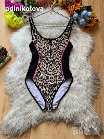 Цял леопардов бански Juicy Couture Sport, снимка 1 - Бански костюми - 41592148