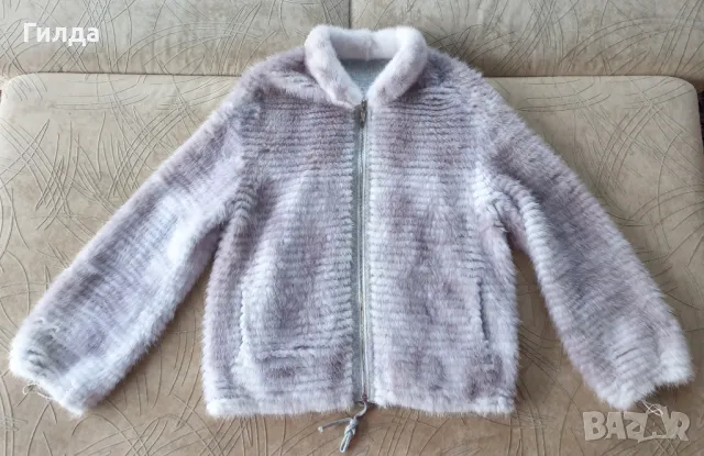 яке с естествен косъм норка M L налична