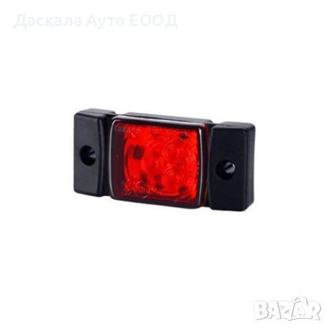 1бр. ЛЕД LED габарит с 3 диода оранжев 12-24V , 3 цвята,  ПОЛША, снимка 3 - Аксесоари и консумативи - 35310592