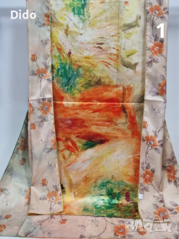 Дамски красиво рисувани шалове, снимка 3 - Шалове - 44721432