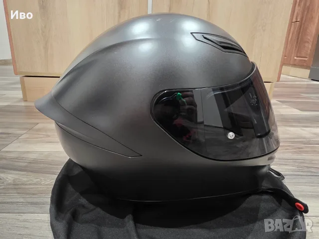 Каска AGV K1 S Matt Black (E2206) + тъмен визьор, снимка 5 - Аксесоари и консумативи - 55774624