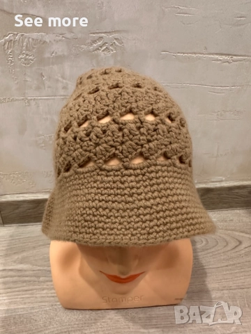 Michael Kors 100% кашмир шапка, снимка 6 - Шапки - 52182722