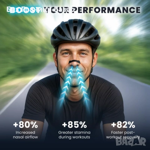 Нови Магнитни назални ленти против хъркане за свободно дишане спорт и фокус 32 броя, снимка 7 - Други - 53533001