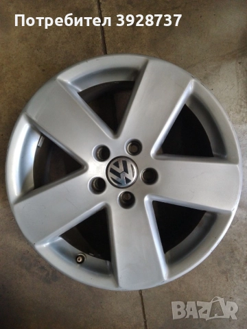 Джанти от VW - 17” ET47 7.5J 5x112 57.1, снимка 4 - Гуми и джанти - 52426342