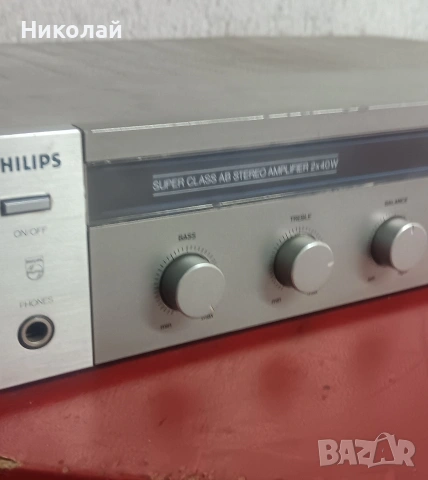 Усилвател PHILLIPS , снимка 2 - Ресийвъри, усилватели, смесителни пултове - 53064416
