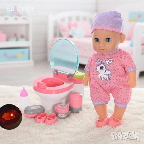 Пишкащо бебе с пееща тоалетна Tutu Love – Забава и урок за малките, снимка 6 - Кукли - 53575748