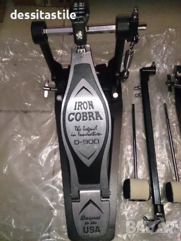 Двоен педал АМАТИ с кардан ГИБРАЛТАР и двоен педал - кардан IRON COBRA, снимка 4 - Ударни инструменти - 38935341