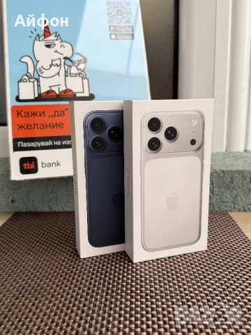 НОВ! 256Gb *ЛИЗИНГ* iPhone 17 Pro / Silver Deep Blue /Айфон Гаранция