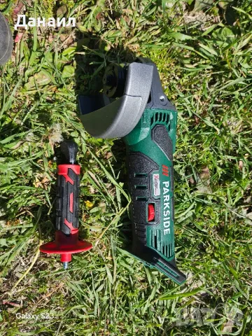 Акумулаторен ъглошлайф Parkside PWSA 20-Li F4, снимка 7 - Други инструменти - 49979980