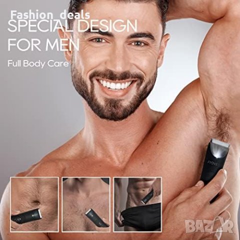 Нов Акумулаторен тример машинка за подстригване на коса брада за мъже/Led осветление, снимка 4 - Друга електроника - 41404350