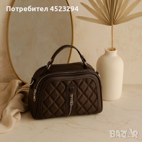 Ежедневна дамска чанта 2 в 1 – стил и удобство през целия ден, снимка 5 - Чанти - 52566434