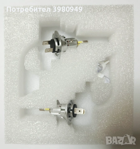 Нови mini H7 LED / мини ЛЕД диодни 360 градуса крушки с canbus и вентилатор 6500K, 130W, снимка 6 - Аксесоари и консумативи - 53201334