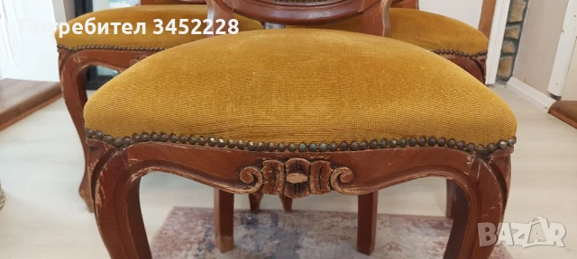 столове дърворезба за ценители 5 броя , снимка 9 - Антикварни и старинни предмети - 51170541