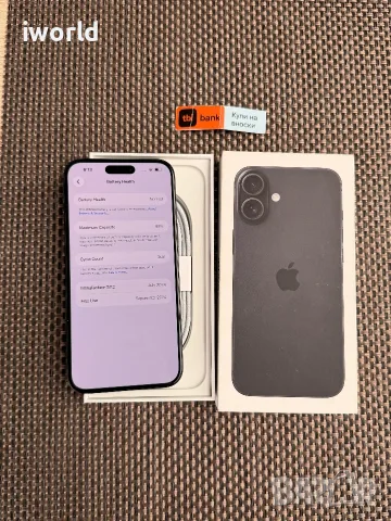 ❗️КАТО НОВ❗️iPhone 16 Plus ❗️ Лизинг от 21€/мес ❗️ BLACK / 128GB❗️Гаранция! черен , снимка 4 - Apple iPhone - 55952876
