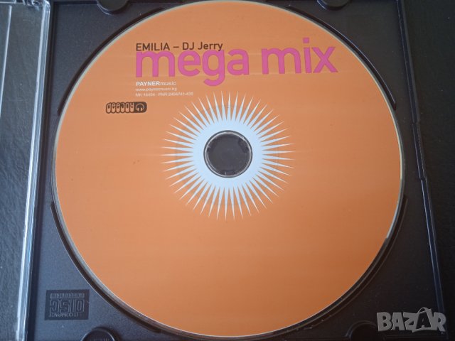 Емилия и DJ Jerry - Mega Mix - оригинален поп-фолк / чалга диск, снимка 2 - CD дискове - 44217165