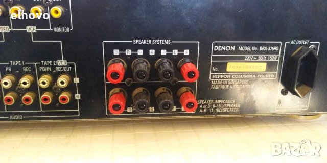 Ресивър Denon DRA-375RD, снимка 11 - Ресийвъри, усилватели, смесителни пултове - 42548208