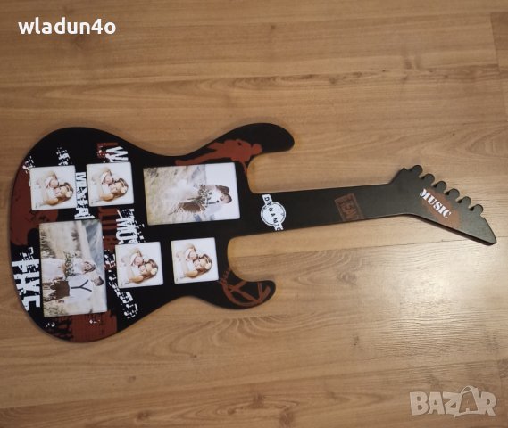 Дървена ФОТОрамка Китара -20-36лв, снимка 7 - Подаръци за рожден ден - 39533688