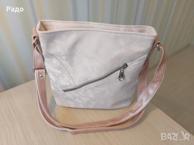 Нова дамска чанта през рамо или в ръка розово злато абитуриентски бал мини чантичка раница спортна, снимка 2 - Чанти - 49409695