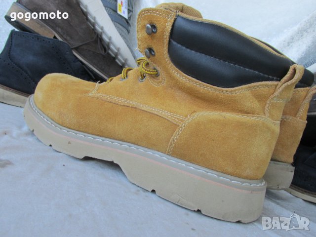BIG BOY МАСЛОУСТОЙЧИВИ работни обувки 47 - 48,Brahma®,100% естествена кожа = велур, снимка 18 - Мъжки боти - 35847354