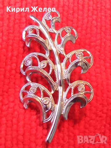 ПОСРЕБРЕНО ФЛОРАЛНО НЕЖНО УКРАШЕНИЕ ТИП ВЕНЗЕЛ ПЕТЛИК БРОШКА от БЛАГОРОДНА СТОМАНА 28800, снимка 10 - Други - 37277403