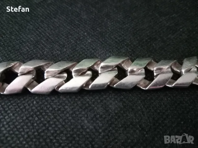 Поръчкова сребърна гривна, снимка 5 - Гривни - 49493460