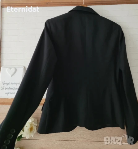 Черно елегантно сако Esprit , снимка 5 - Сака - 51429099
