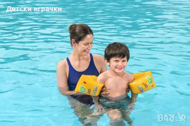 Детски надуваеми раменки Bestway Swim Safe S/M, 25 х 15 см, 3-6 г.  , снимка 2 - Надуваеми играчки - 49927821