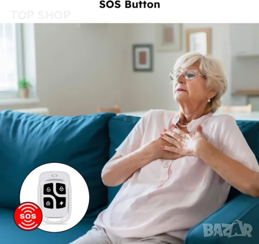 Безжична автономна алармена система  AGSHOME, 15 части WiFi, снимка 6 - Аналогови камери - 48491402