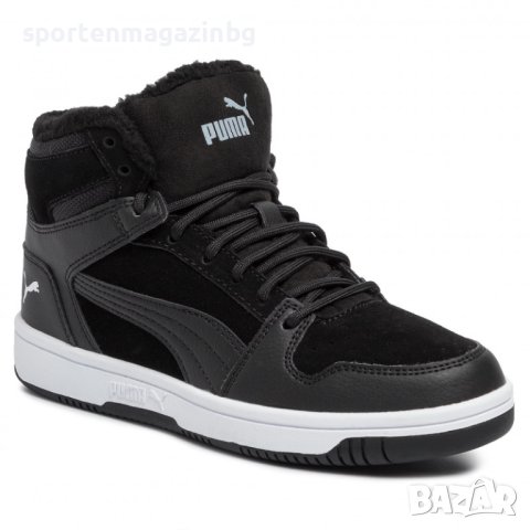 Юношески кецове Puma Rebound Layup Fur SD Jr, снимка 2 - Детски боти и ботуши - 42247629