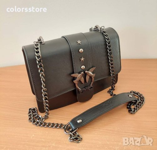 Черна чанта Pinko код Br140, снимка 2 - Чанти - 31330321