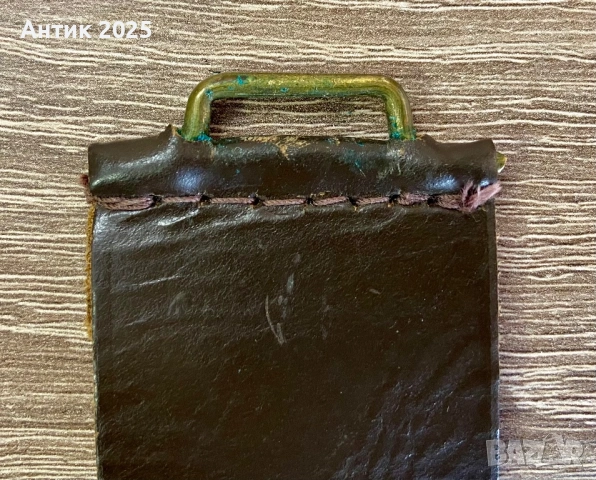 Съветски военен кожен колан с месингова тока, СССР, снимка 5 - Антикварни и старинни предмети - 53657808