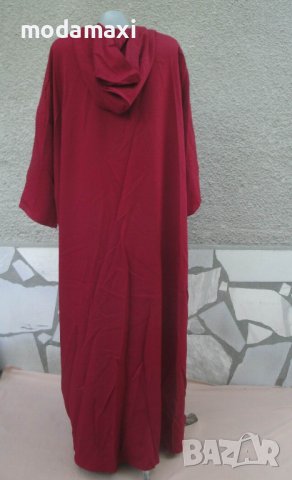 7XL Нова дълга рокля Shein  с качулка , снимка 9 - Рокли - 41957348