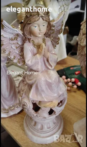 Светещ ангел - цвят пепел от рози ПОЛИРЕЗИН