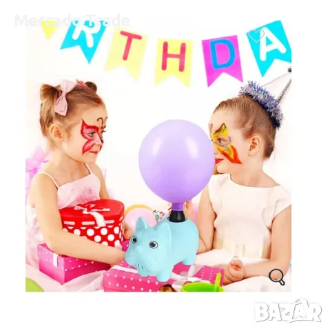 Електрическа помпа за балони Mercado Trade, Тюркоазено куче, снимка 4 - Аксесоари за велосипеди - 50181772