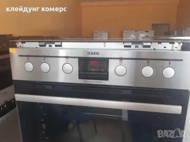 Фурна за вграждане с керамичен плот AEG COMPETENCE MAXI PYROLIS 74л. , снимка 3 - Печки, фурни - 41584185